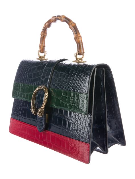 gucci crocodile backpack|gucci dionysus leather shoulder bag.